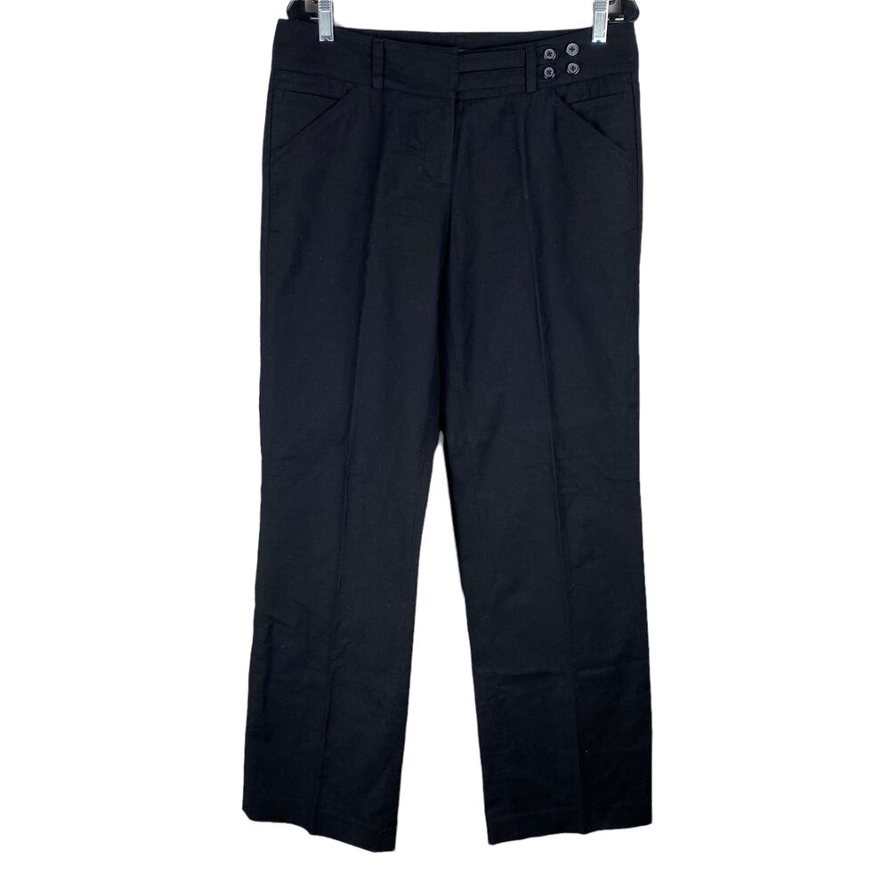 Robert Rodriguez Pleated Straight Leg Black Dress Pants Women's Size 10 EUC